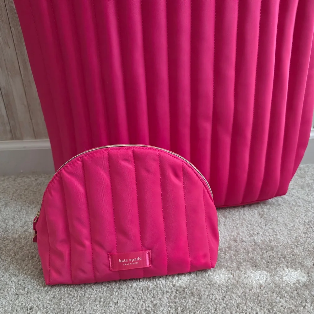 Kate Spade Tote Bag With Matching Makeup Bag pink
